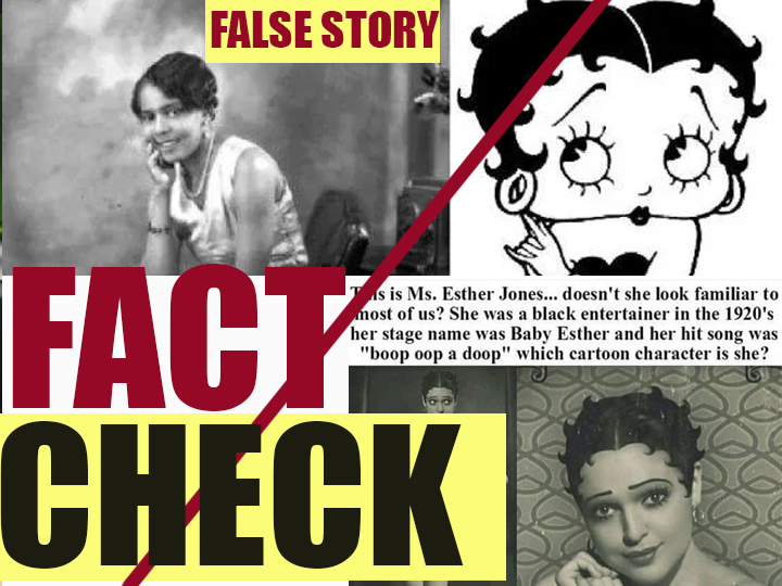 FACT CHECK: NOPE, Betty Boop wasn’t inspired by a black woman