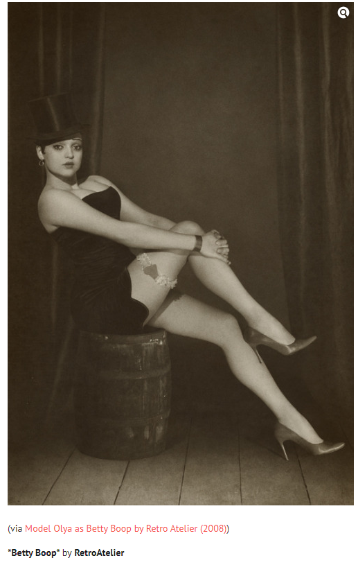 Tumblr-Black Betty Boop- Turns out to be just Cosplay n Photoshop